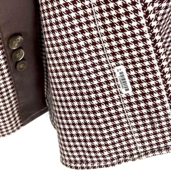 Paul Fredrick Non-Iron Houndstooth Men’s Shirt Size 19/36 - Picture 4 of 6